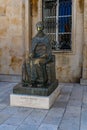 Statue of Croatian writer Marin DrÃÂ¾iÃâ¡ Royalty Free Stock Photo